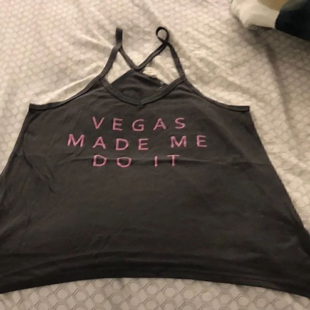 Vegas Made Me Do It tank top